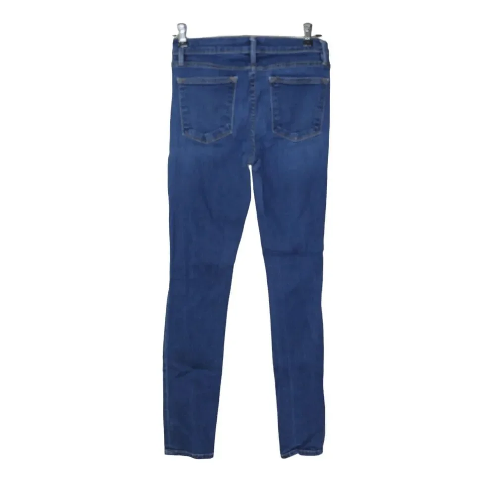FRAME Denim Le High Skinny Jeans Womens Sz 26 Blue Medium Wash Denim Made in USA